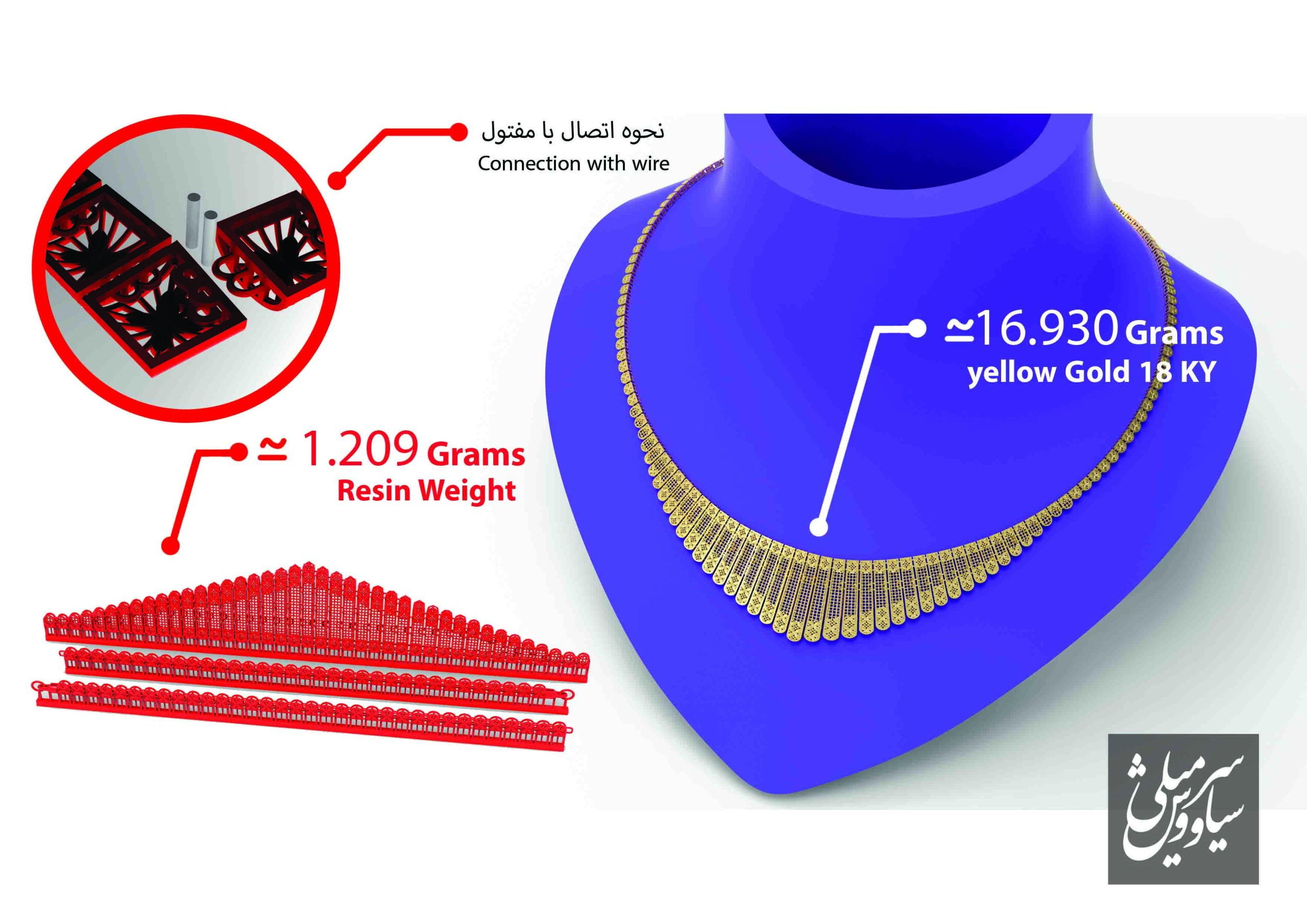 گردنبند تراش سلطنتی - سری تراش خور گردنبند تراش سلطنتی - سری تراش خور
