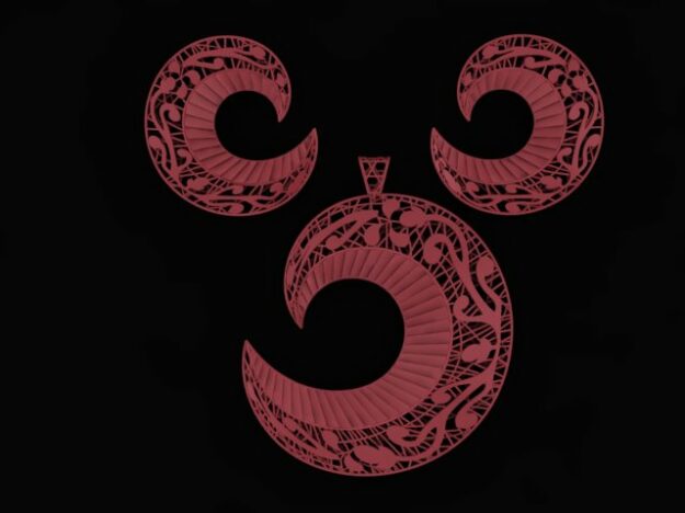 نیم ست فوژن طرح ماه نیم ست فوژن طرح ماه