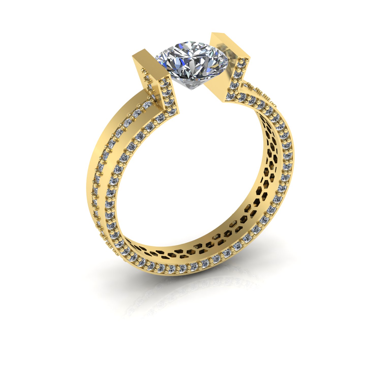 انگشتر سولیتر کد 011 انگشتر سولیتر کد 011