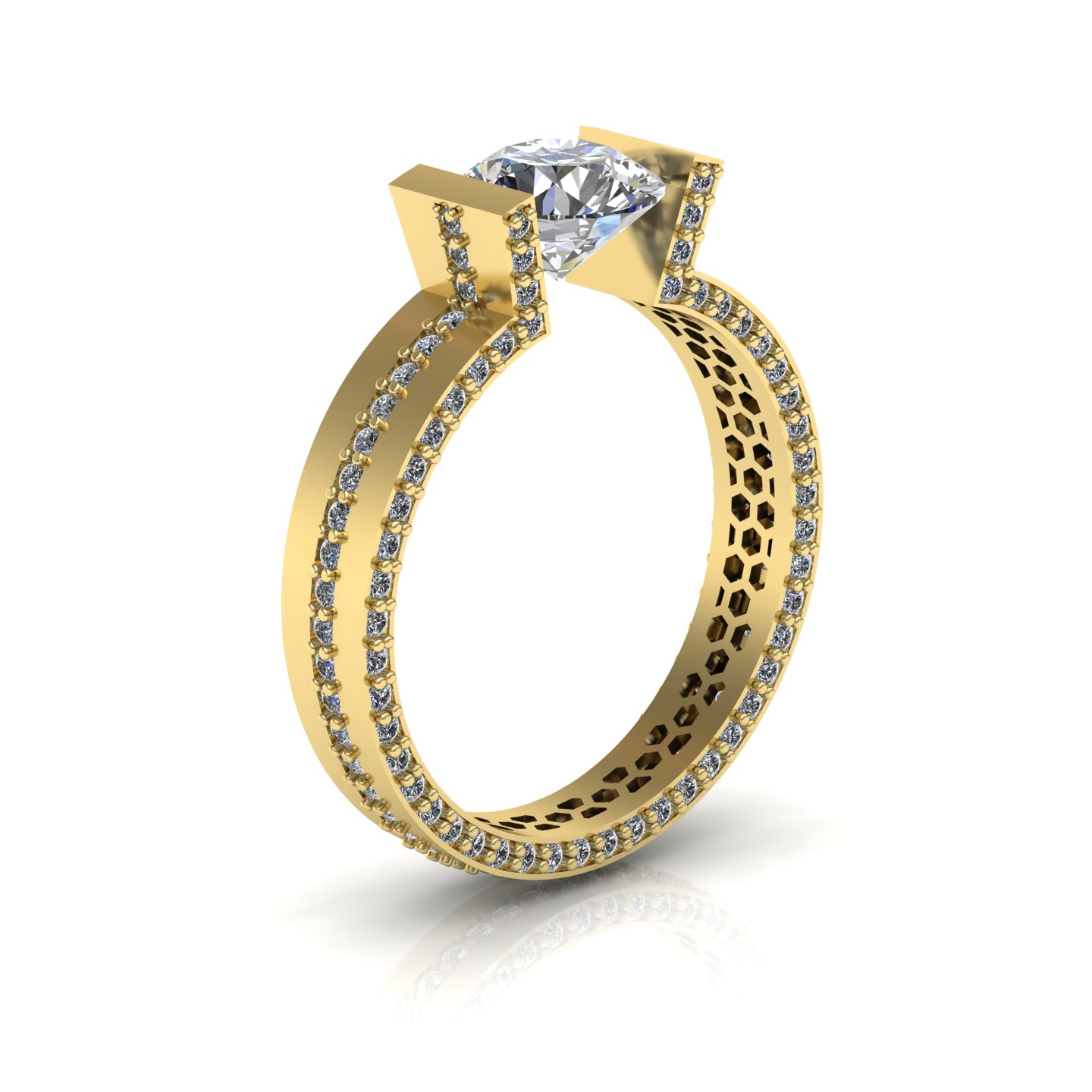 انگشتر سولیتر کد 011 انگشتر سولیتر کد 011