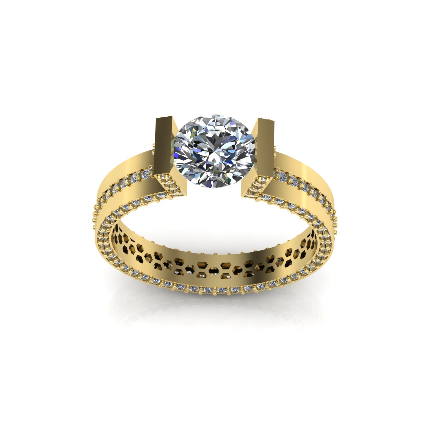 انگشتر سولیتر کد 011 انگشتر سولیتر کد 011