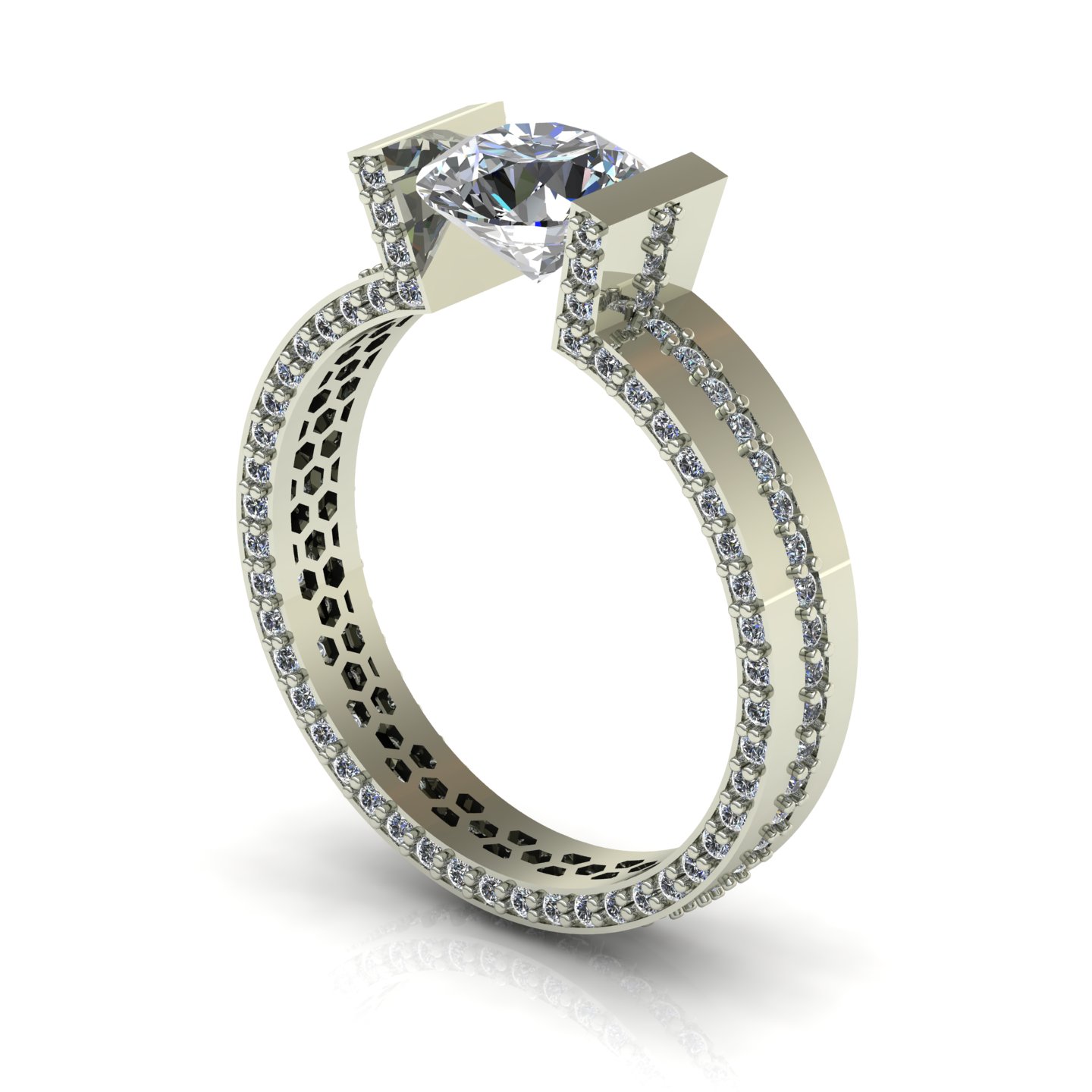 انگشتر سولیتر کد 011 انگشتر سولیتر کد 011