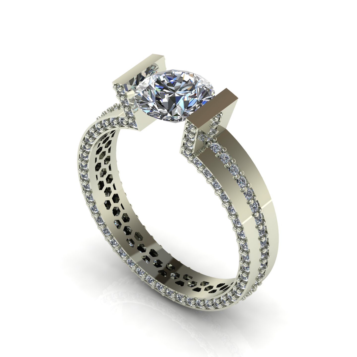 انگشتر سولیتر کد 011 انگشتر سولیتر کد 011