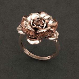 انگشتر گل رز کد 01