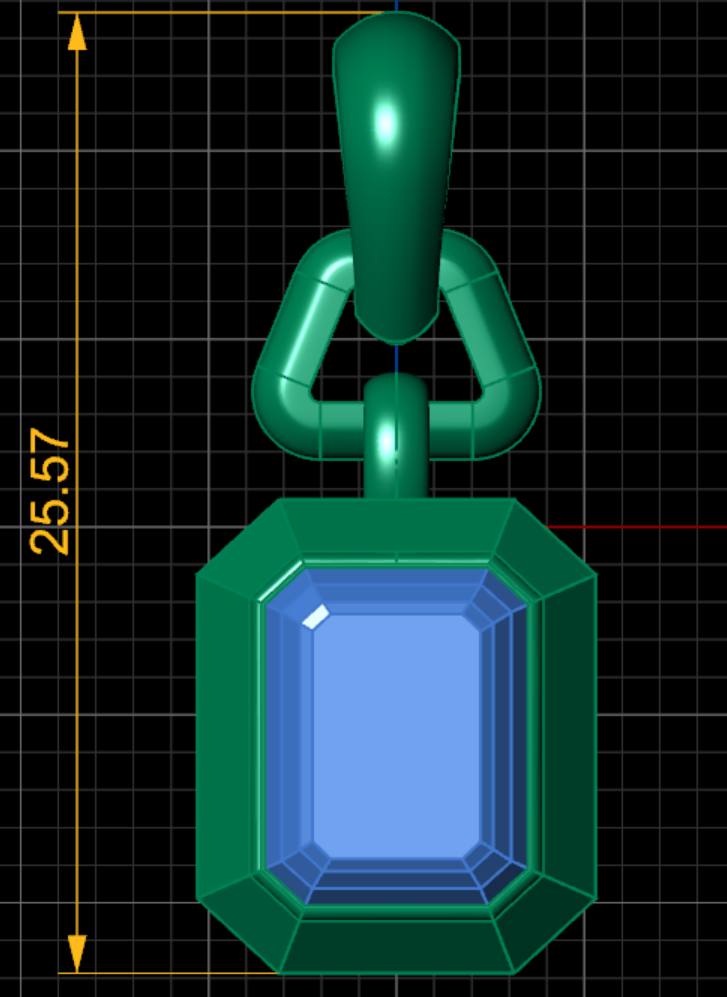 آویز سنگ خور امرالد آویز سنگ خور امرالد