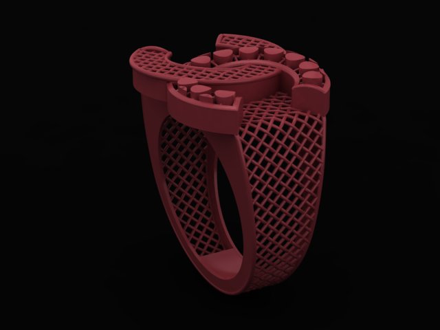 انگشتر فیوژن طرح گوچی انگشتر فیوژن طرح گوچی