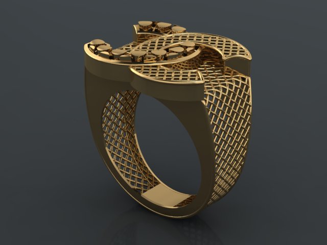 انگشتر فیوژن طرح گوچی انگشتر فیوژن طرح گوچی