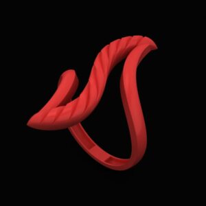 انگشتر مینیمال R-Minimal-18