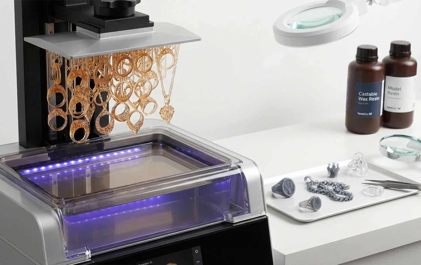 چاپگر سه‌ بعدی رزینی چیست؟