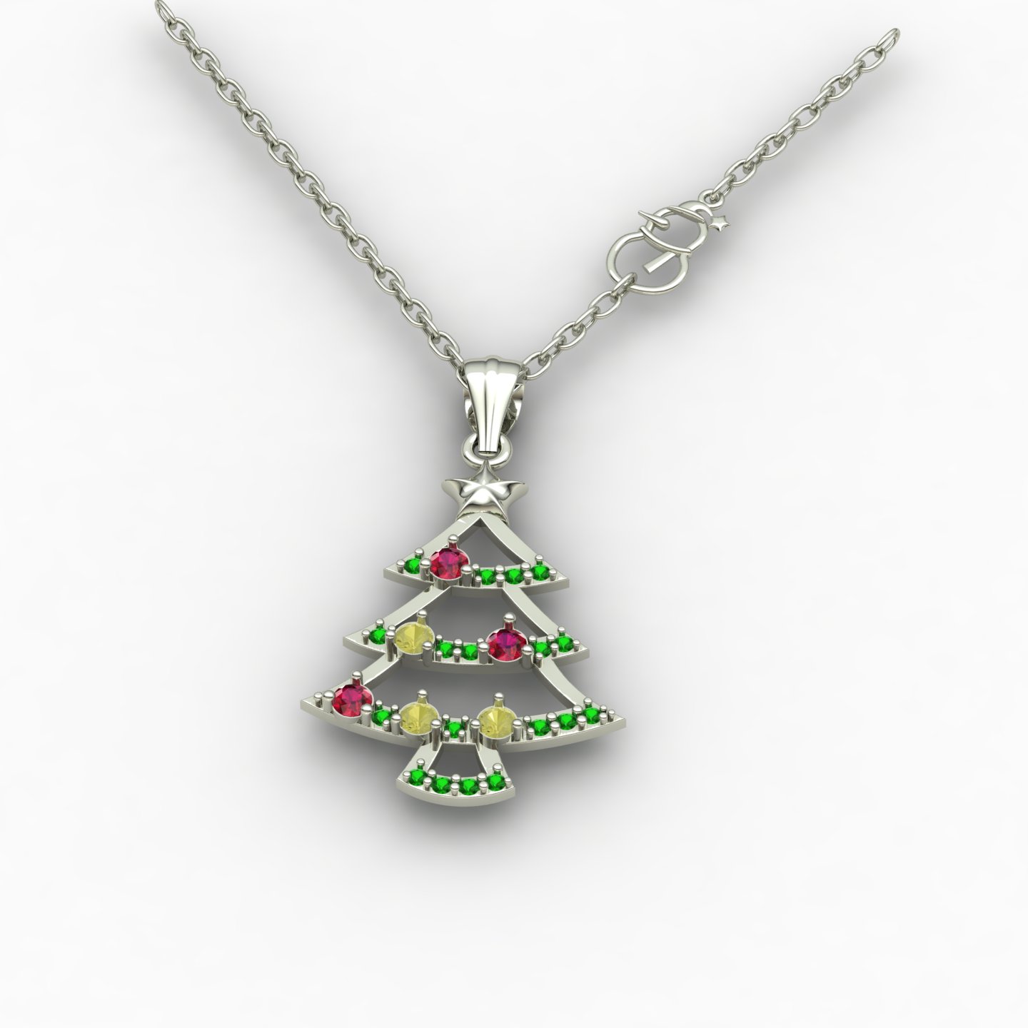 گردنبند درخت کریسمس کد 01 گردنبند درخت کریسمس کد 01