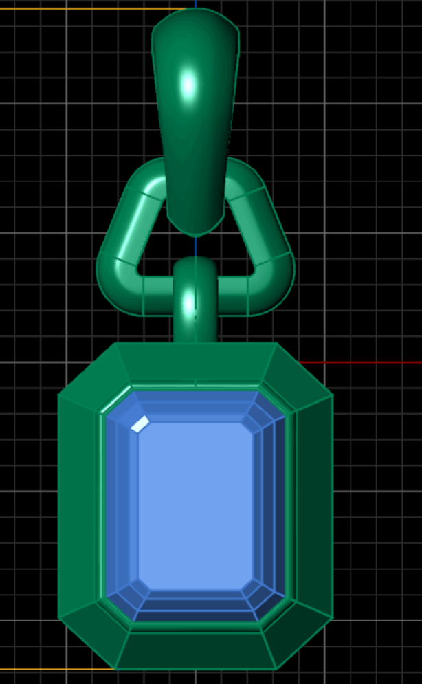 آویز سنگ خور امرالد آویز سنگ خور امرالد