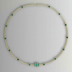 گردنبند زنجیری جواهر