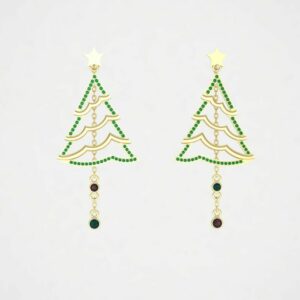 گوشواره درخت کریسمس 01