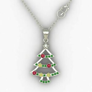 گردنبند درخت کریسمس کد 01