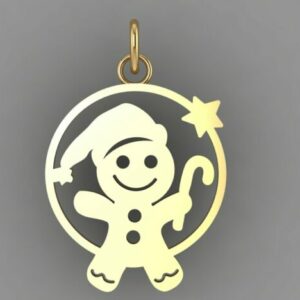 آویز طرح کوکی زنجبیلی