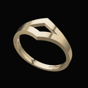 انگشتر پوست خور کد 03