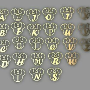 آویز حروف انگلیسی مینی موس