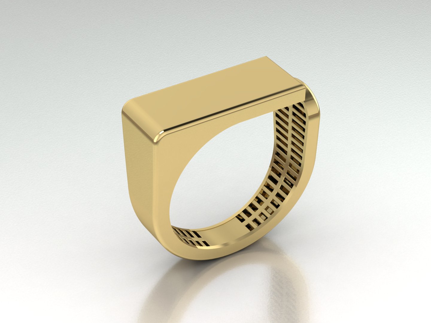 انگشتر مستطیل باز انگشتر مستطیل باز