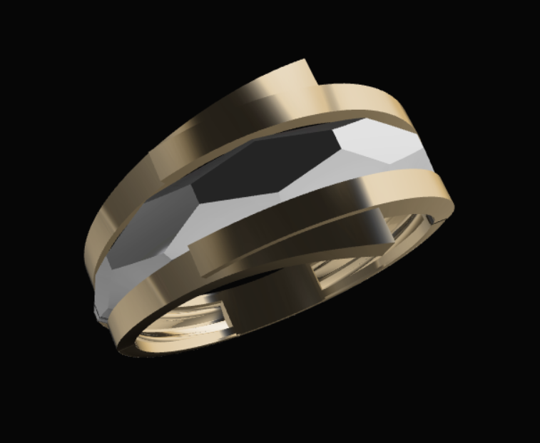 انگشتر چند تکه تراش خور کد 19 انگشتر چند تکه تراش خور کد 19