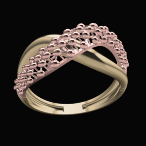 انگشتر چند تکه تراش خور کد 18