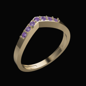 انگشتر سنگ خور کد 03