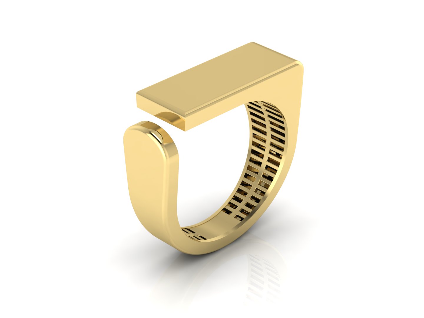 انگشتر مستطیل باز انگشتر مستطیل باز