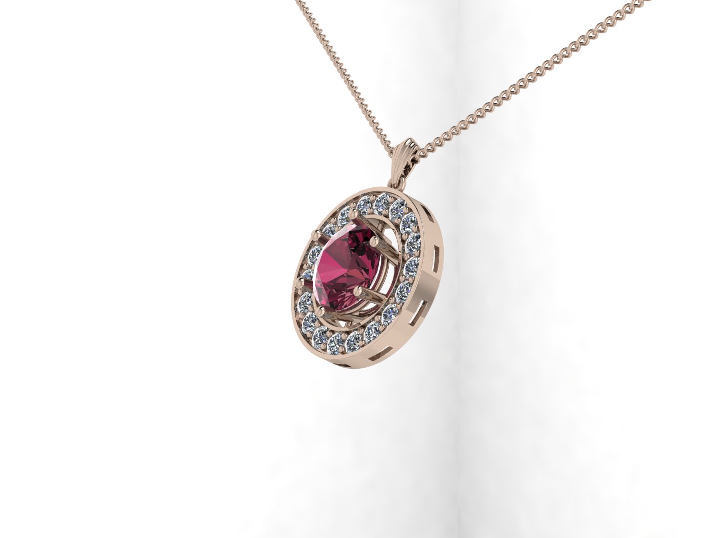 آویز سنگ خور گرد کد 1 آویز سنگ خور گرد کد 1