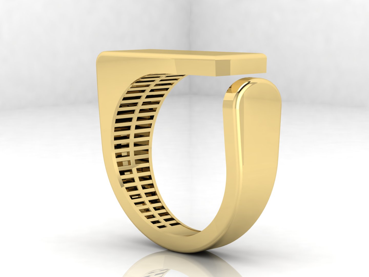 انگشتر مستطیل باز انگشتر مستطیل باز