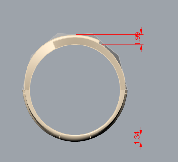 انگشتر چند تکه تراش خور کد 19 انگشتر چند تکه تراش خور کد 19