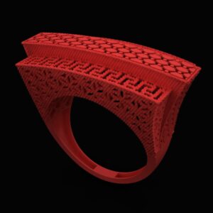 انگشتر تراش طرح مصری R-T-Mesri-12