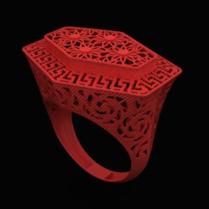 انگشتر تراش طرح مصری R-T-Mesri-15