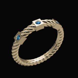 انگشتر سنگ خور کد 04