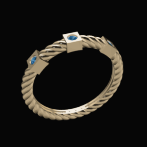 انگشتر سنگ خور کد 02