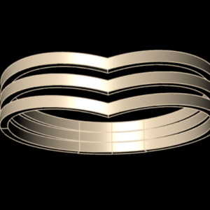 انگشتر مینیمال کد 001