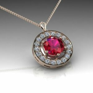 آویز سنگ خور گرد کد 1