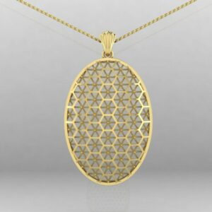 آویز بیضی فیوژن کد 2