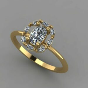 انگشتر سنگ خور رز الماس