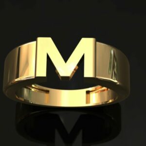 انگشتر حرف M