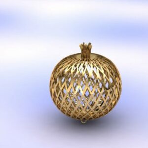 آویز انار چند بعدی