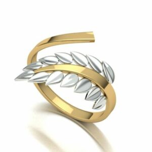 انگشتر مینیمال برگ