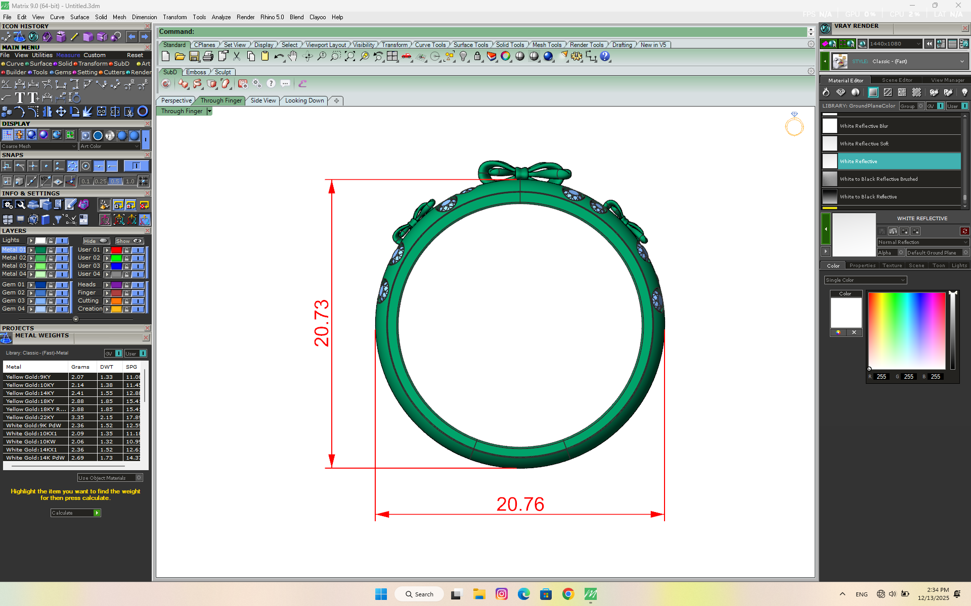 انگشتر پاپیون کد 02 انگشتر پاپیون کد 02