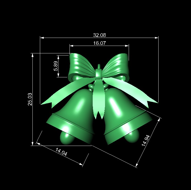 آویز زنگوله های طلایی (Jingle Bells) کد 01 آویز زنگوله های طلایی (Jingle Bells) کد 01