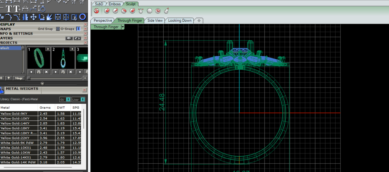 انگشتر سنگ خور کد 3 انگشتر سنگ خور کد 3