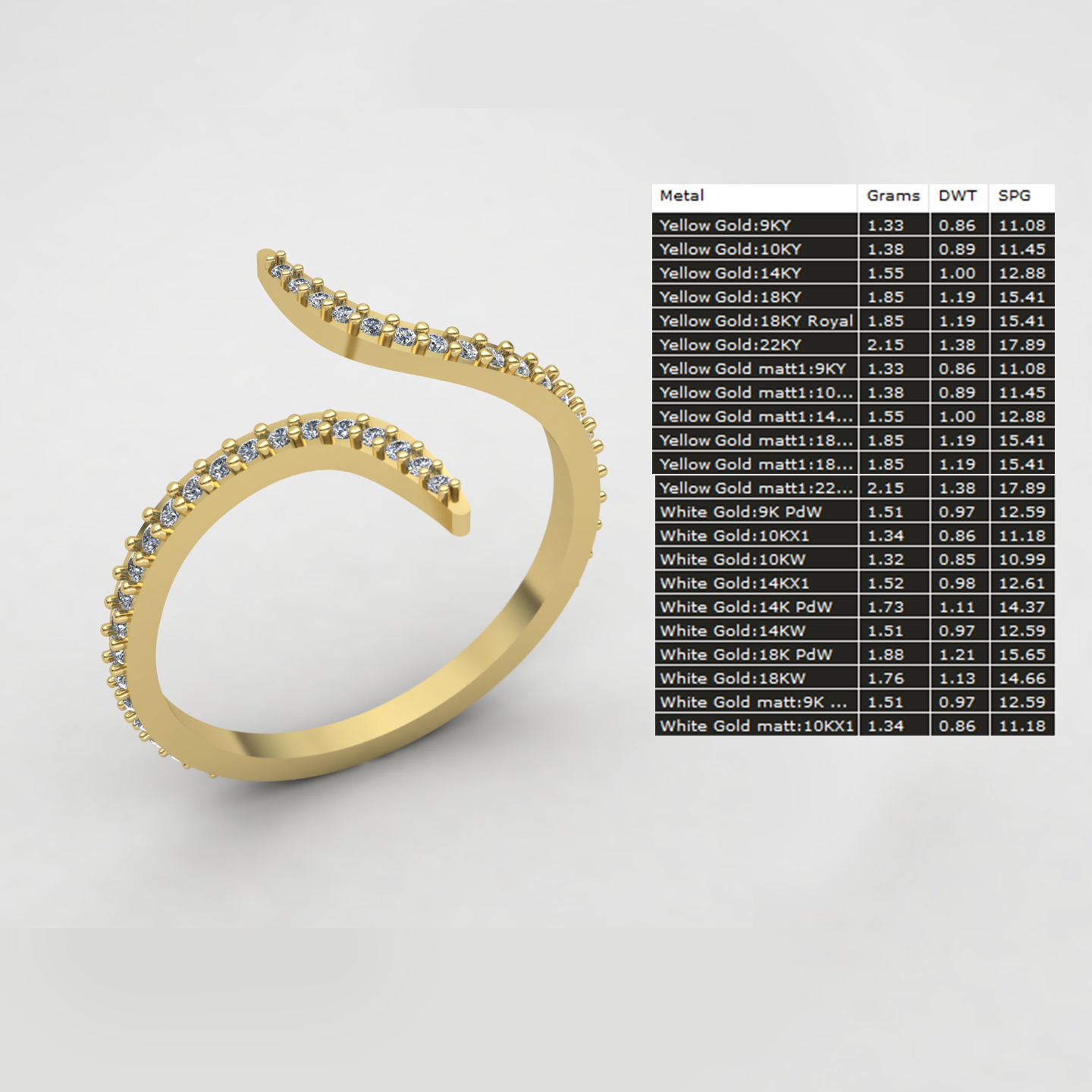 انگشتر قوس آرورا انگشتر قوس آرورا